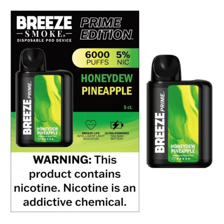 BREEZE PRIME EDITION 6000 PUFFS - Baldwin Tobacco