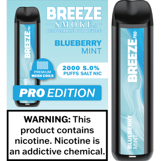 Breeze Smoke 2000 Puff - Baldwin Tobacco