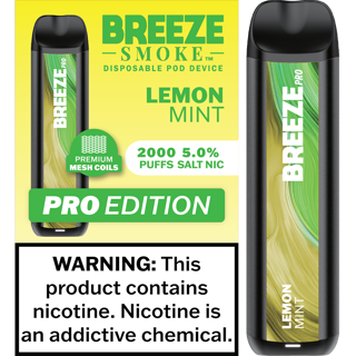 Breeze Smoke 2000 Puff - Baldwin Tobacco