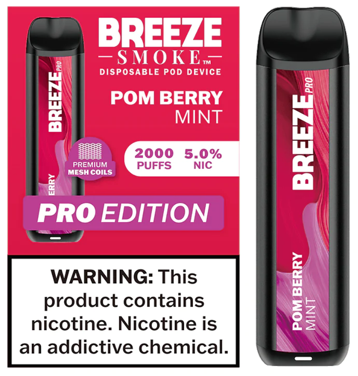 Breeze Smoke 2000 Puff - Baldwin Tobacco