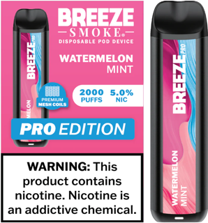 Breeze Smoke 2000 Puff - Baldwin Tobacco