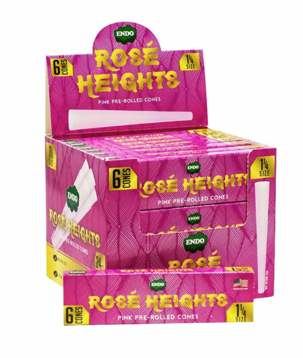 Rose Heights - Pink Pre Rolled Cones - Baldwin Tobacco