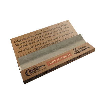 Zig Zag Supericure Unbleached King Slim - Baldwin Tobacco